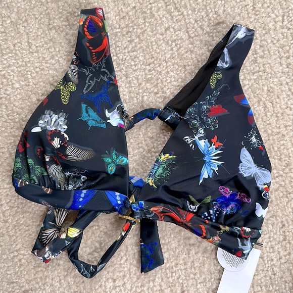 Swiminista Christian Lacroix Joy Bikini Top & Classy Bottom Swimsuit Sz XL